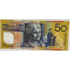 AUSTRALIA 1997 . FIFTY 50 DOLLARS BANKNOTE . EVANS/MacFARLANE . FIRST PREFIX JC